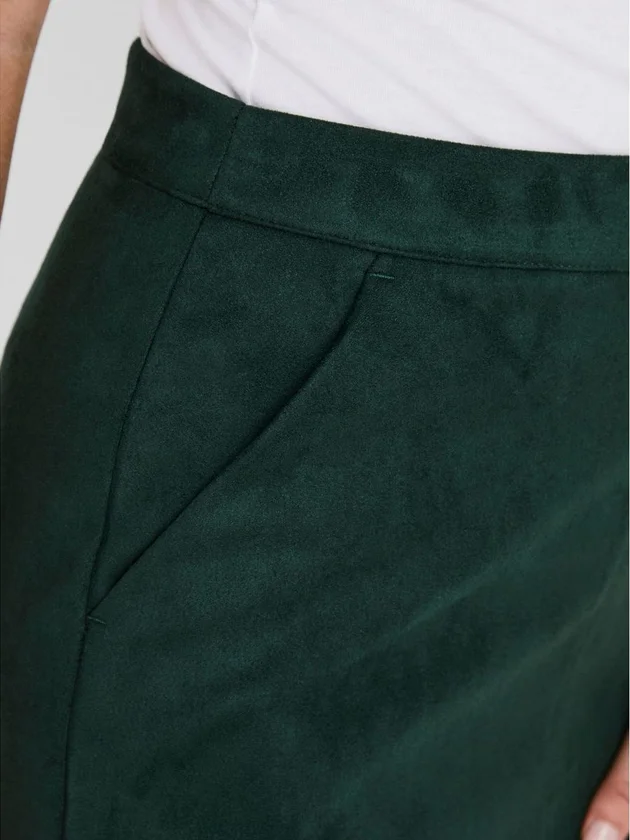 Donnadina Fauxsued Short Skirt