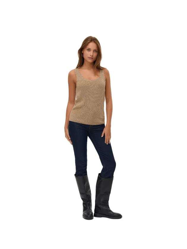Shine Sl U Neck Top