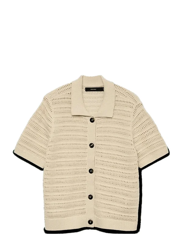 Hayley 2 4 Poloneck Cardigan Boo