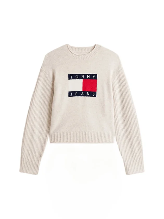 Melange Flag Sweater Rib Ext
