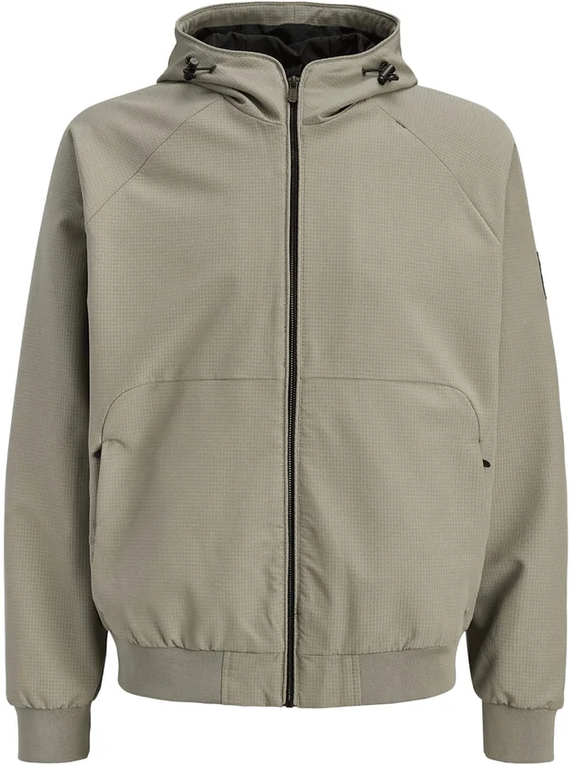 Fusion Hood Bomber Jacket Sn