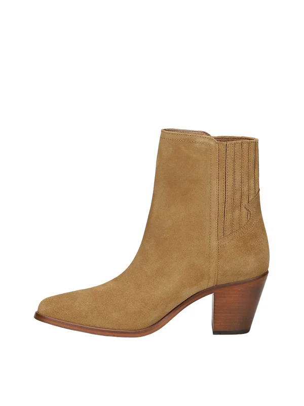 Western Mid Heel Suede Chelsea