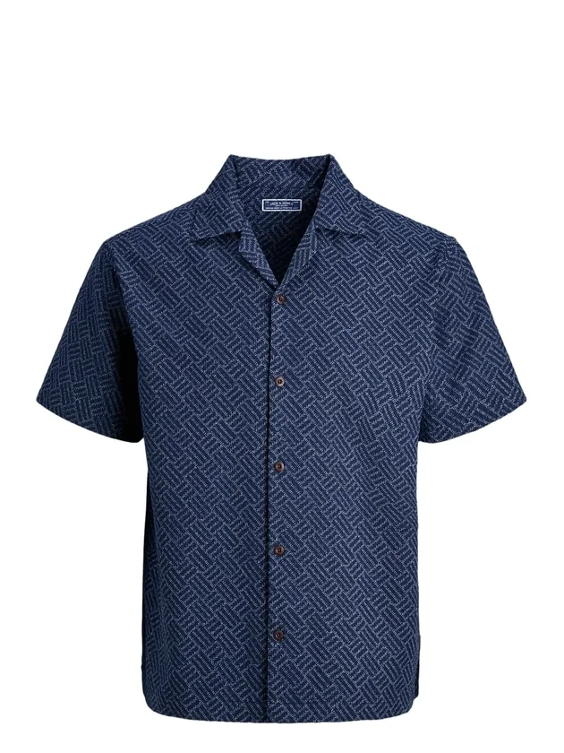 Print Dobby S S Shirt