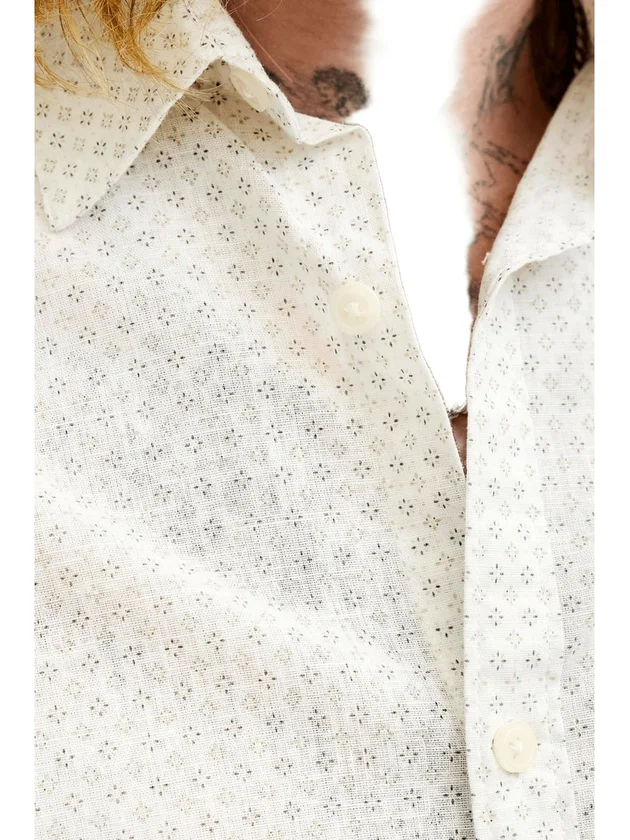 Jprblasummer Linen Blend Print S S