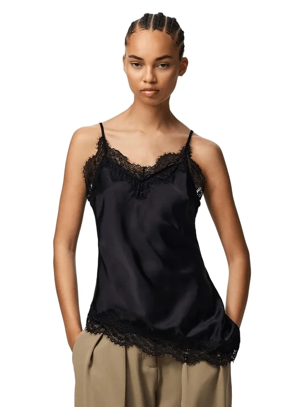 Pcjessa Singlet W Lace Wvn Bc