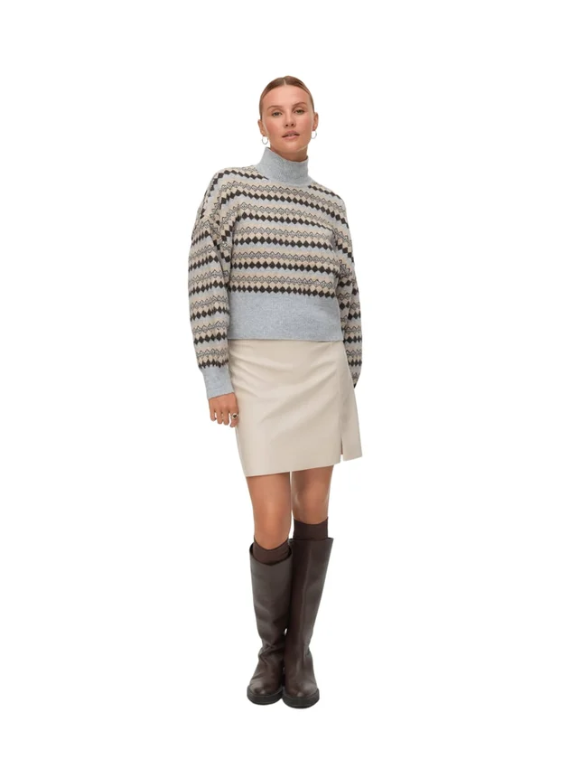 Vmgaiva Ls Highneck Pullover
