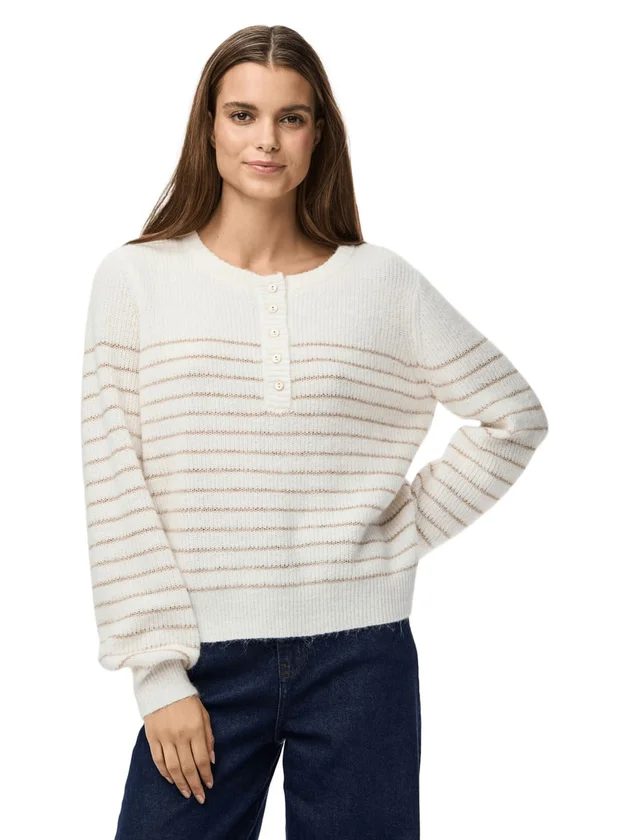 Pcjibe Ls O Neck Knit Fc