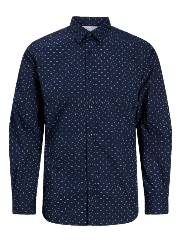 Jjmatheo Detail Print Shirt LS