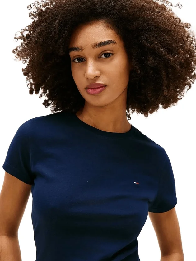 Slim C Neck Tee