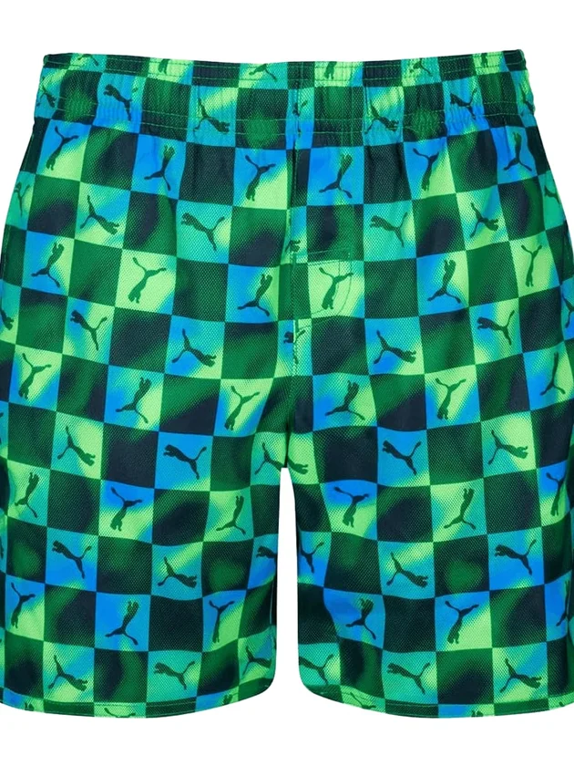 Printed Cat Mid Shorts