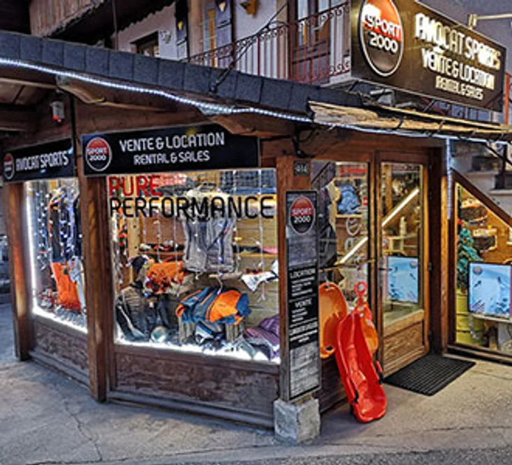 Extérieur du magasin SPORT 2000 ARECHES BEAUFORT AVOCAT SPORT