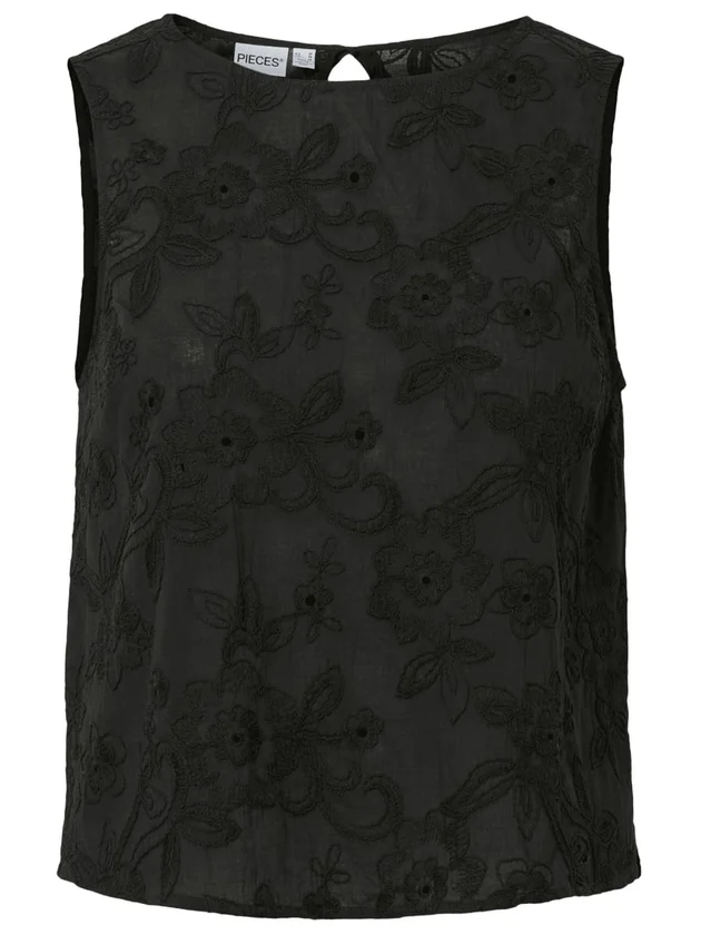Ginger Sl Top Open Back Wvn