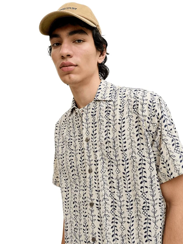 Print Dobby S S Shirt Sn