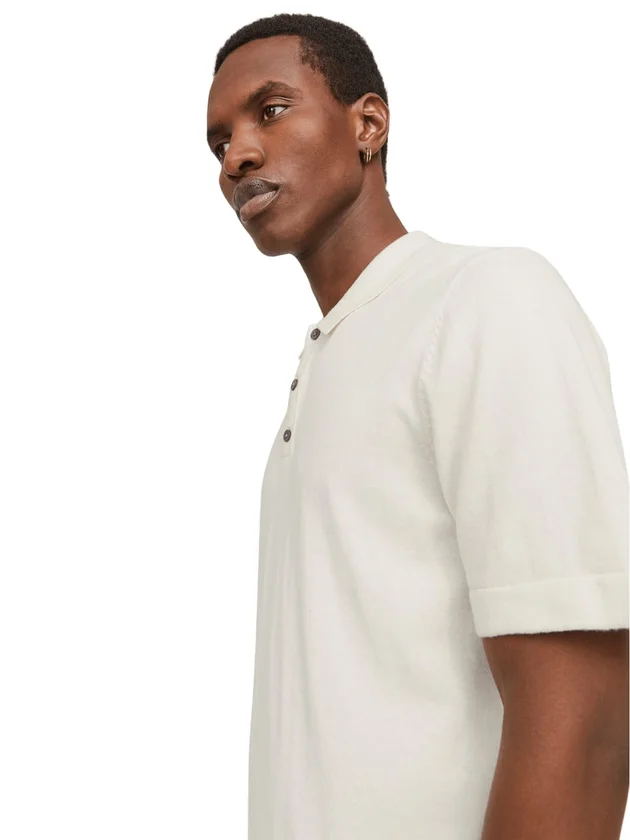 Jjeemil Knit Relaxed Polo Ss Sn