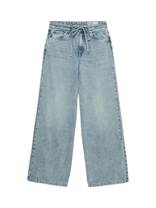 Wide Belt Jeans