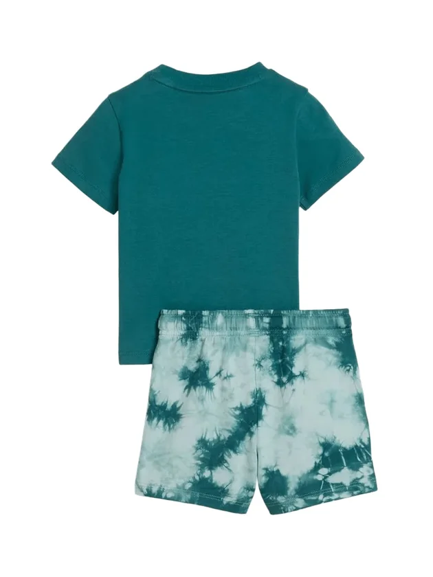 Minicats Ess Tie Dye Tee And Shorts Set