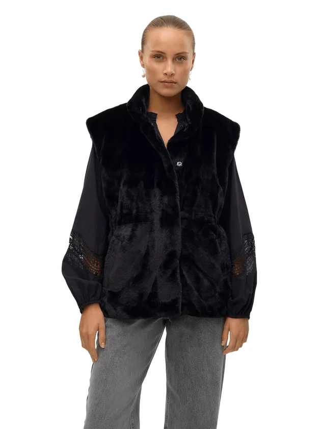 Faux Fur Waistcoat