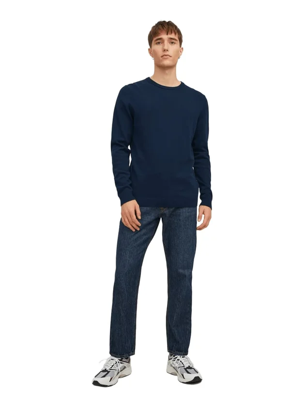 Jjebasic Knit Crew Neck Noos