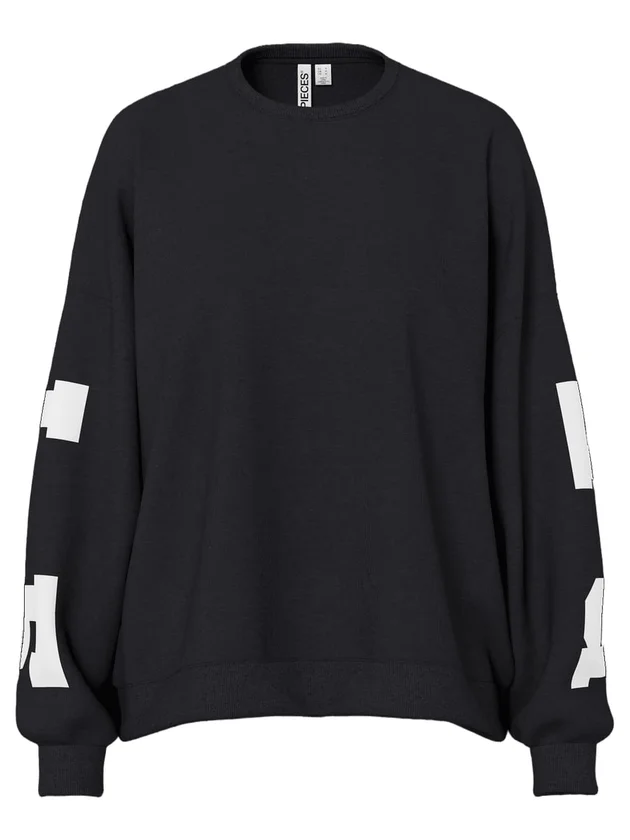 PcFany O Neck Oversized Sweat