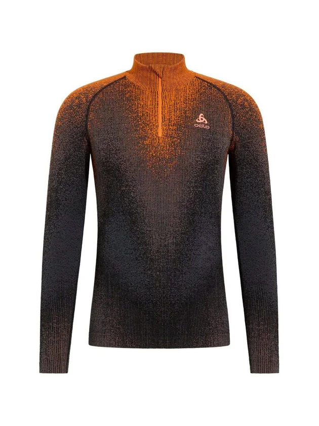 Bl Top Turtle Neck L/S Half Zip
