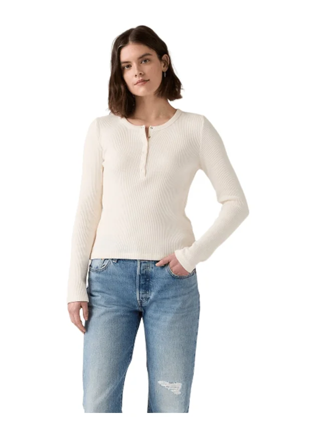 Dry Goods Henley Waffle