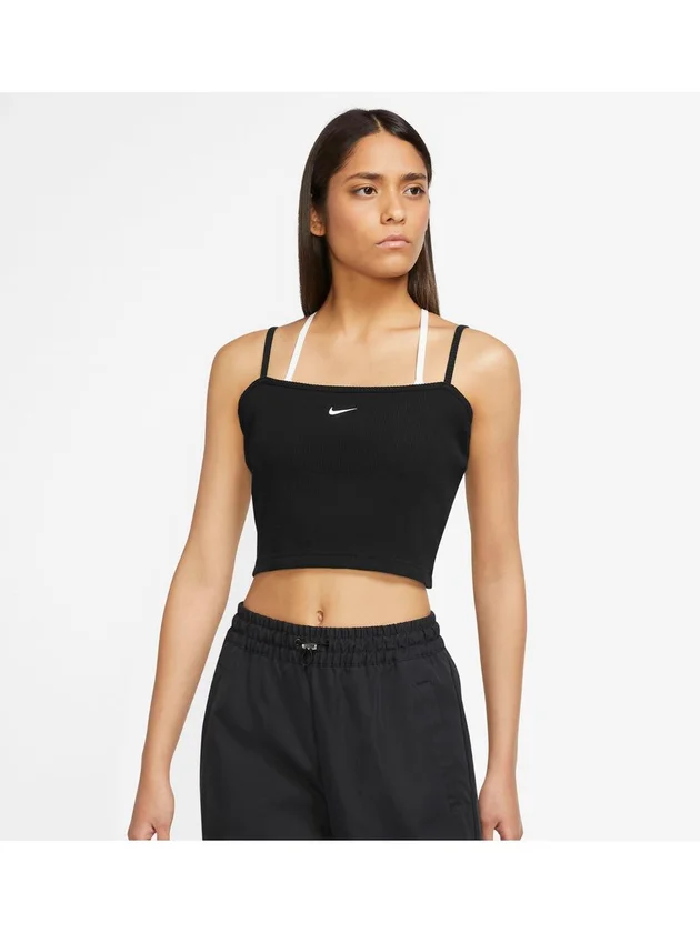 EssntL Rib Crop Top