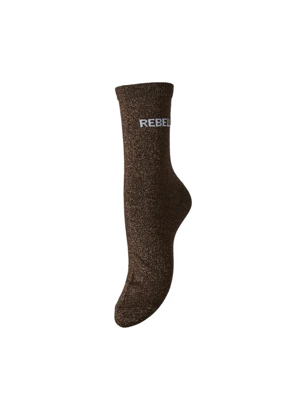 Sebby Long Glitter Statement Sock Noos