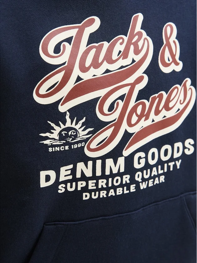 JJElogo Sweat Hood 2 Col 25 26 Noos
