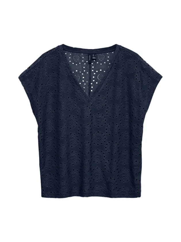 Liv Ss V Neck Top