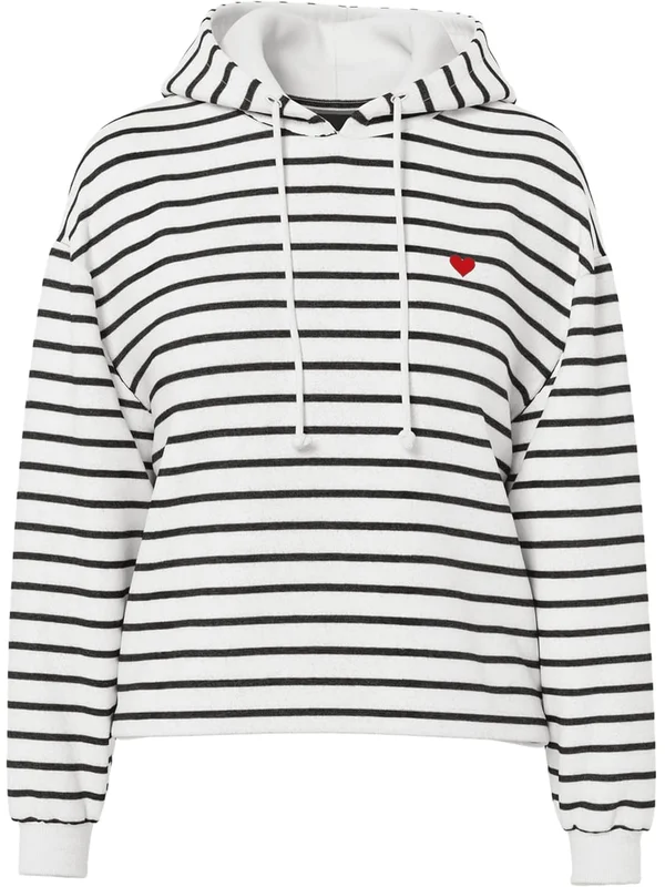 Chilli LS Hoodie Stripes Emb Noos