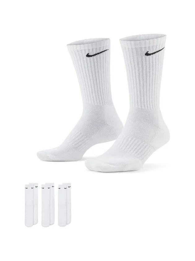 Everyday Cushioned Crew Socks 3 Pairs