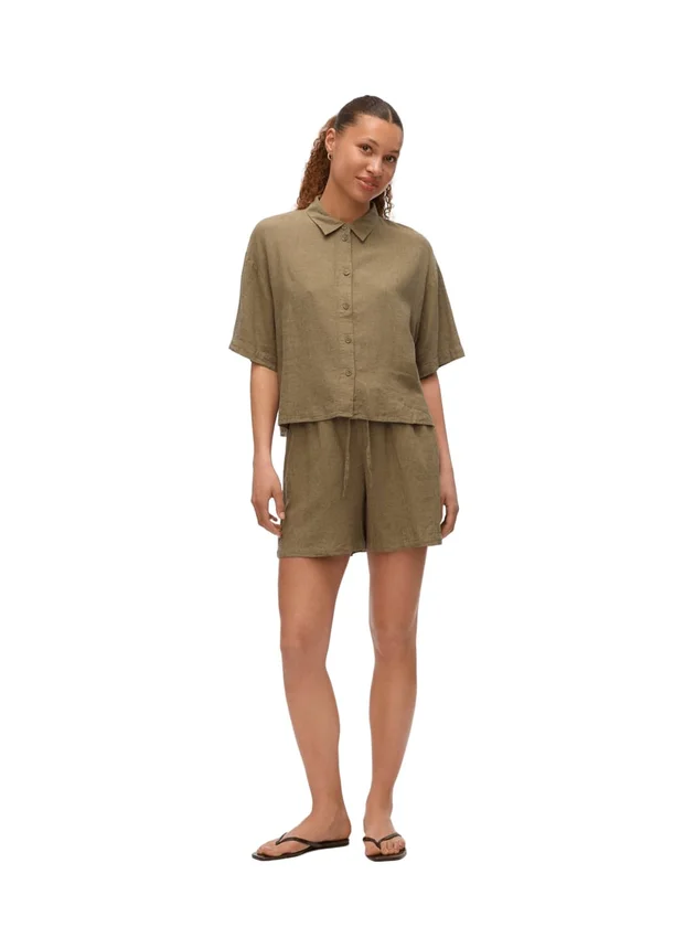 VMLINN 2/4 Short Shirt Wvn Noos