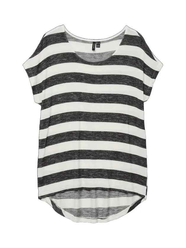 Wide Stripe Sl Top Jrs Noos