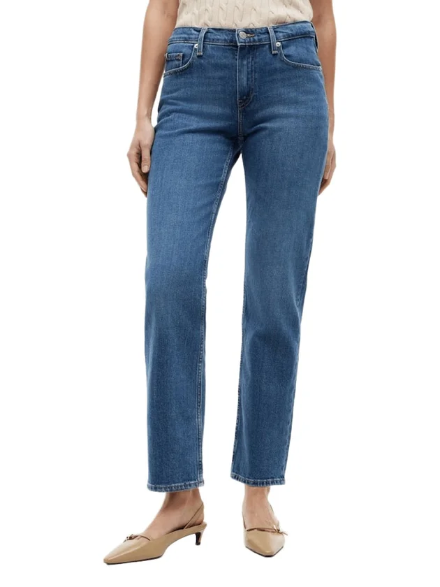 Classic Straight Rw Mid Blue