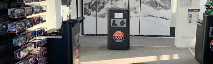 Intérieur du magasin SPORT 2000 ORCIERES MERLETTE QUEYRELET SPORTS