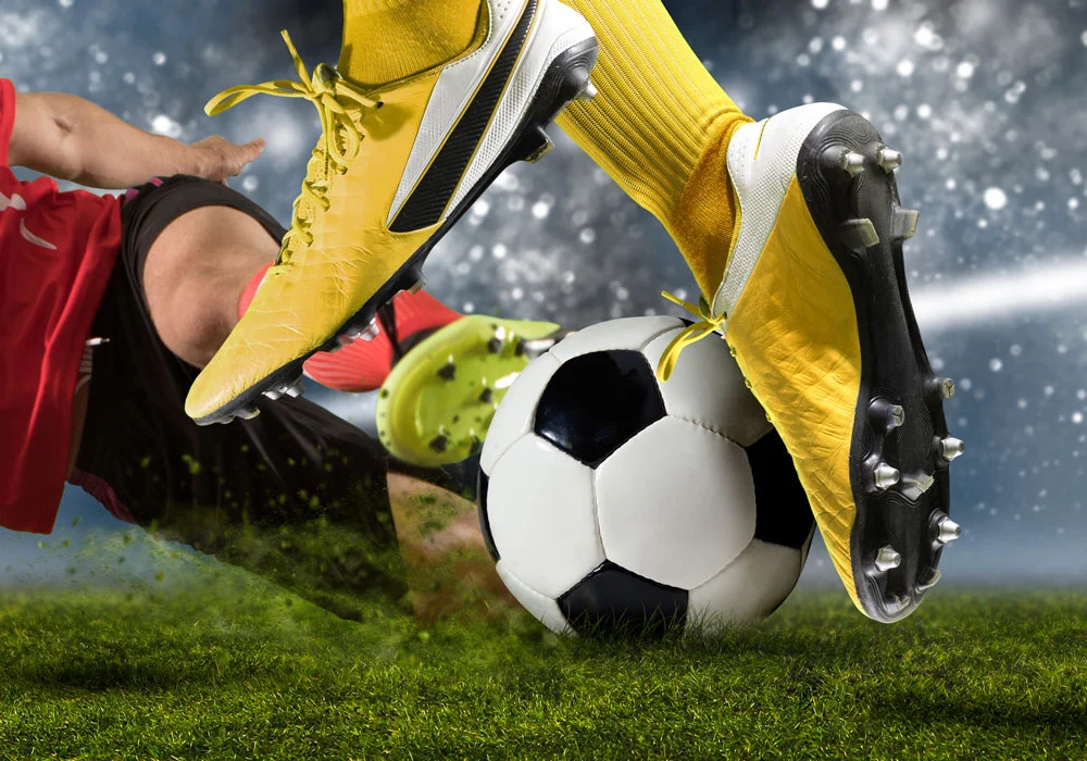 Crampons visés de football