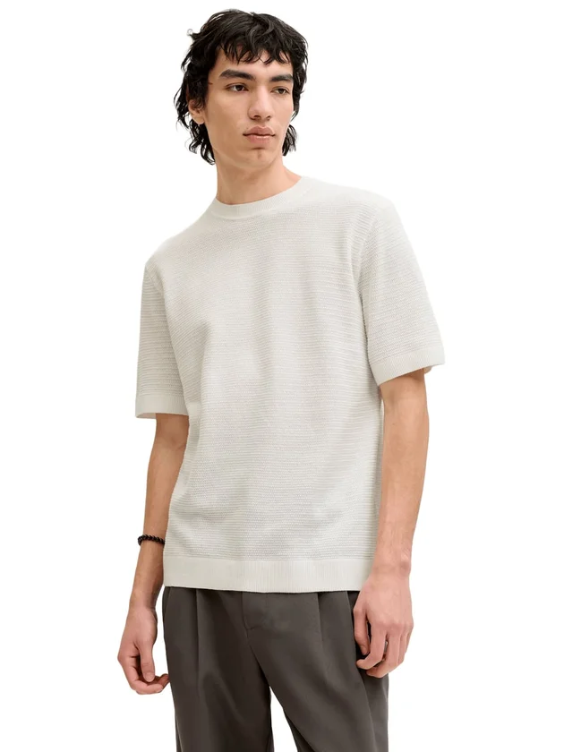Bluriley Knit Crew Neck Ss Sn