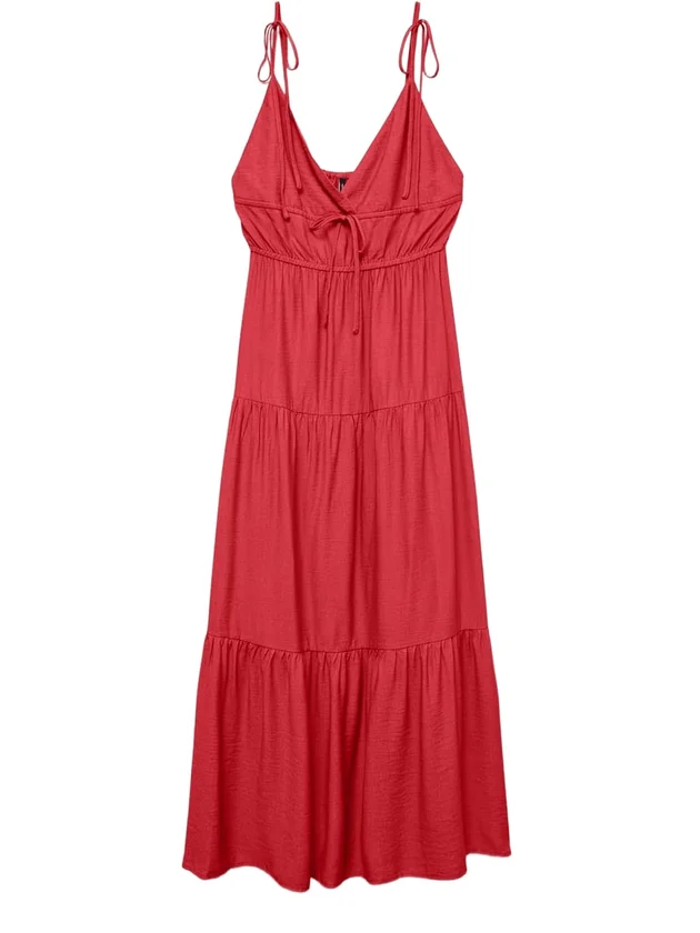 Athena Singlet Detail Ankle Dress Wvn