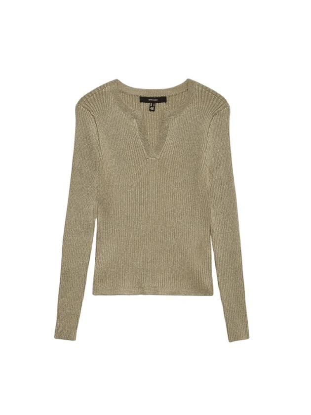 Roma LS V Neck Pullover
