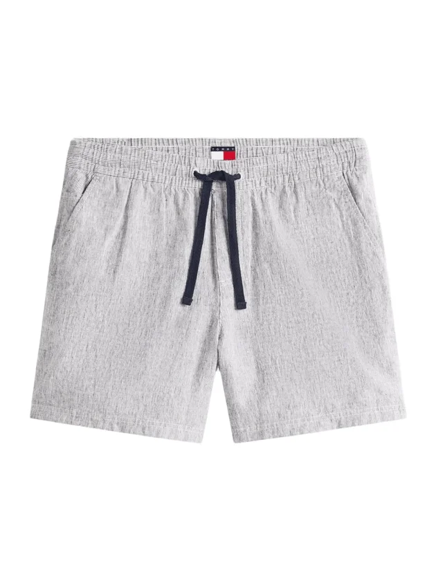 Linen Blend Stripe Short