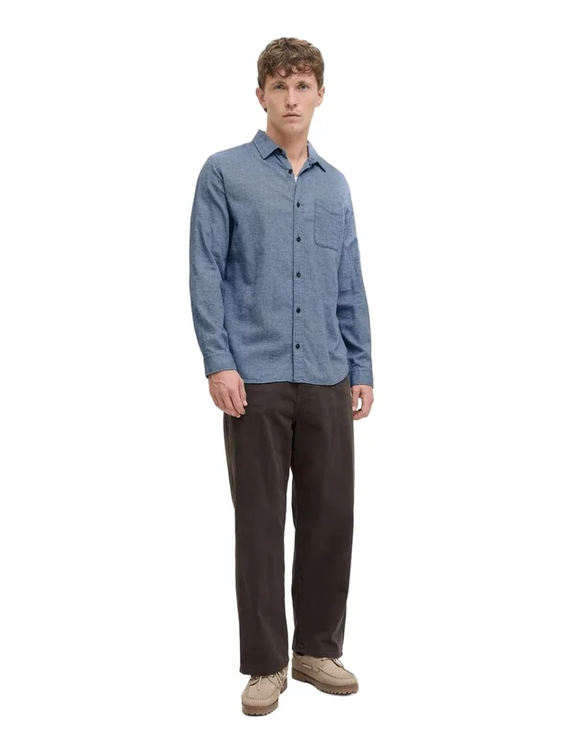 Classic Melange Shirt L S Noos