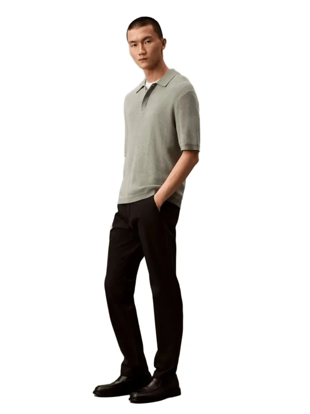 Slim Refined Cotton Stretch Trou