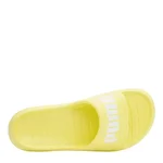 LIME SHEEN-PUMA WHITE