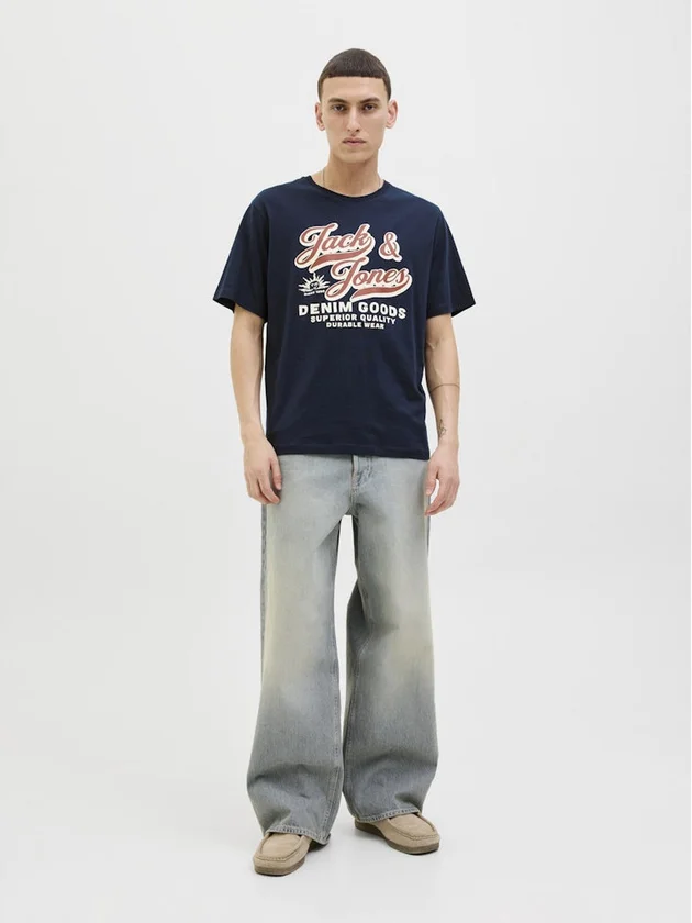 JJElogo Tee Ss O Neck 2 Col Aw25 Sn