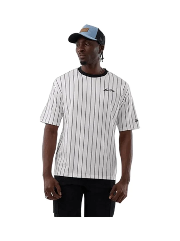 Pinstripe OS Tee
