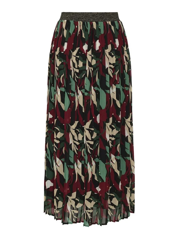 Gabri Fr Plisse Midi Skirt Wvn Cs