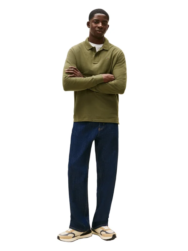 Tjm Slim Placket Polo Ls Ext