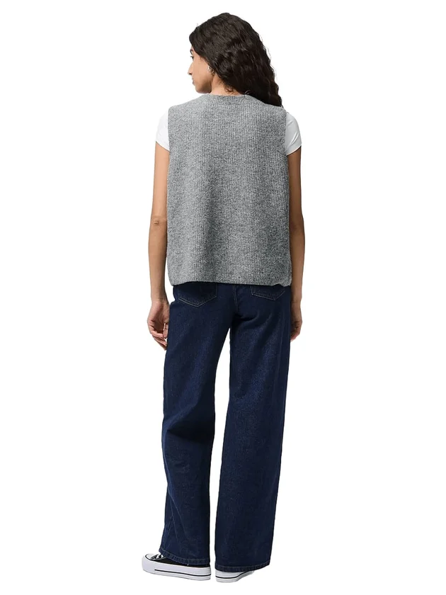 Sl Rev Tie Vest Knit Noos B
