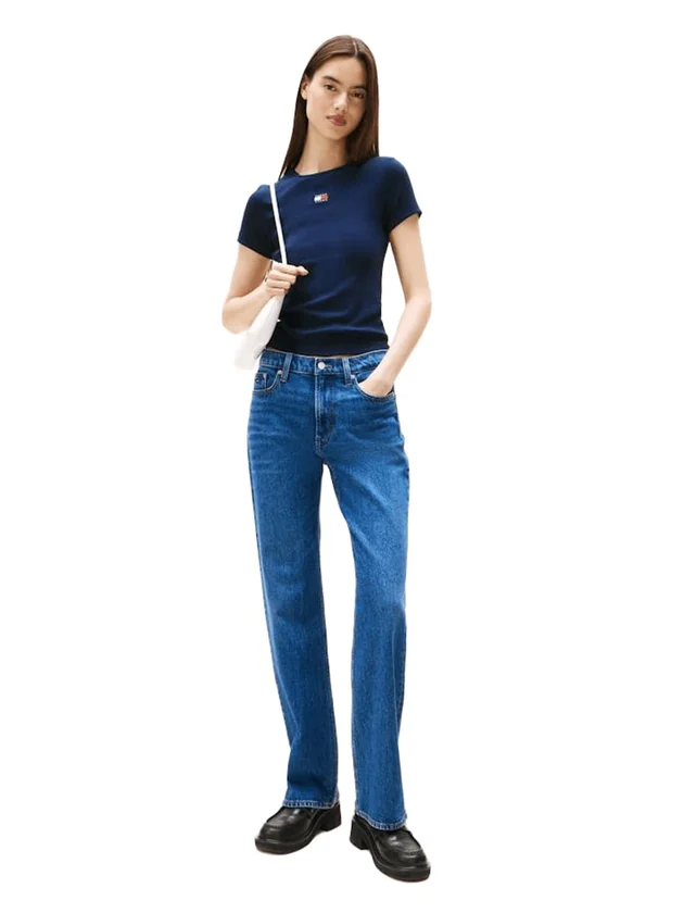 Slim Badge Rib Tee