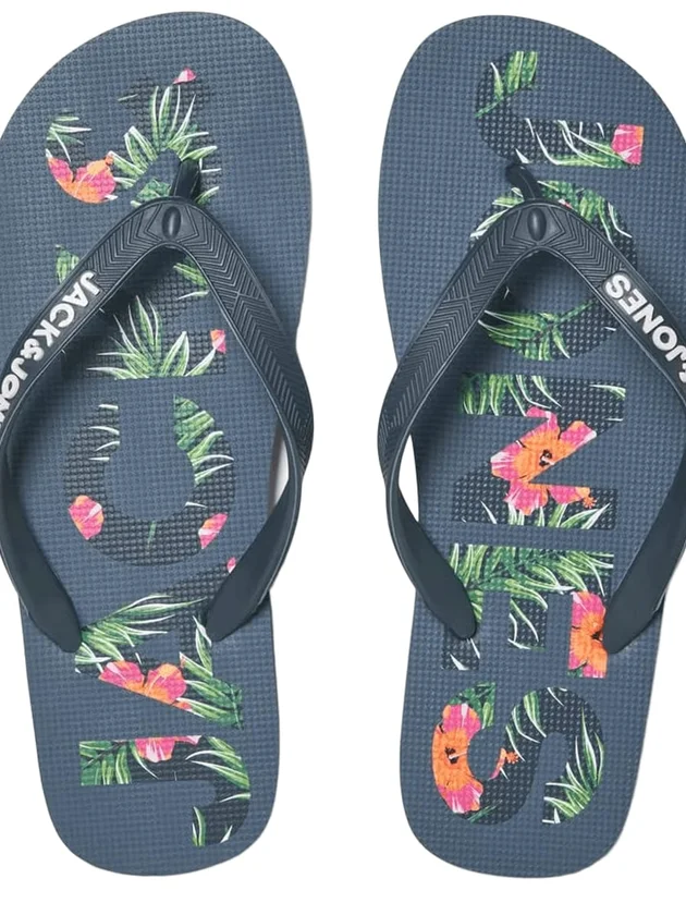 Palm Print Flip Flop